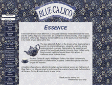 Tablet Screenshot of bluecalico.com